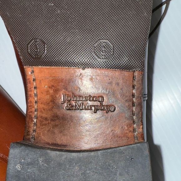 Johnston & Murphy Rich Brown Leather Oxfords - Picture 5 of 6